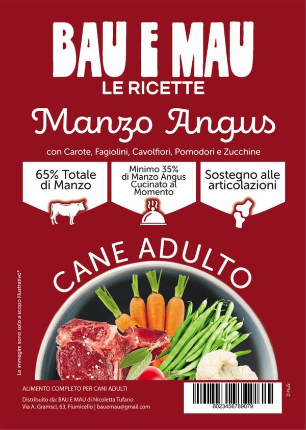 Cane adulto, MANZO ANGUS SUPERFOOD
