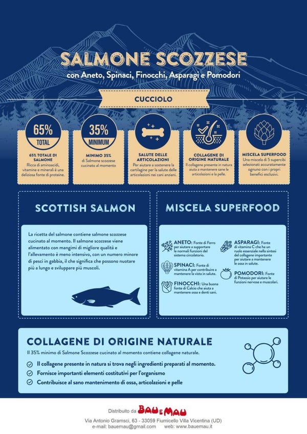 Cucciolo, SALMONE SCOZZESE SUPERFOOD