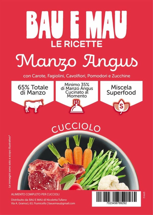 Cucciolo, MANZO ANGUS SUPERFOOD