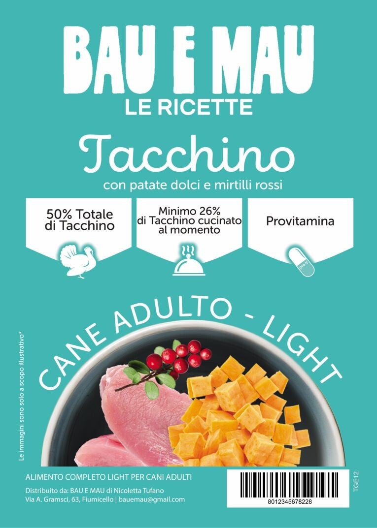 Cane adulto, TACCHINO LIGHT