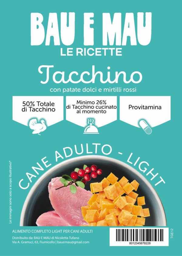 Cane adulto, TACCHINO LIGHT