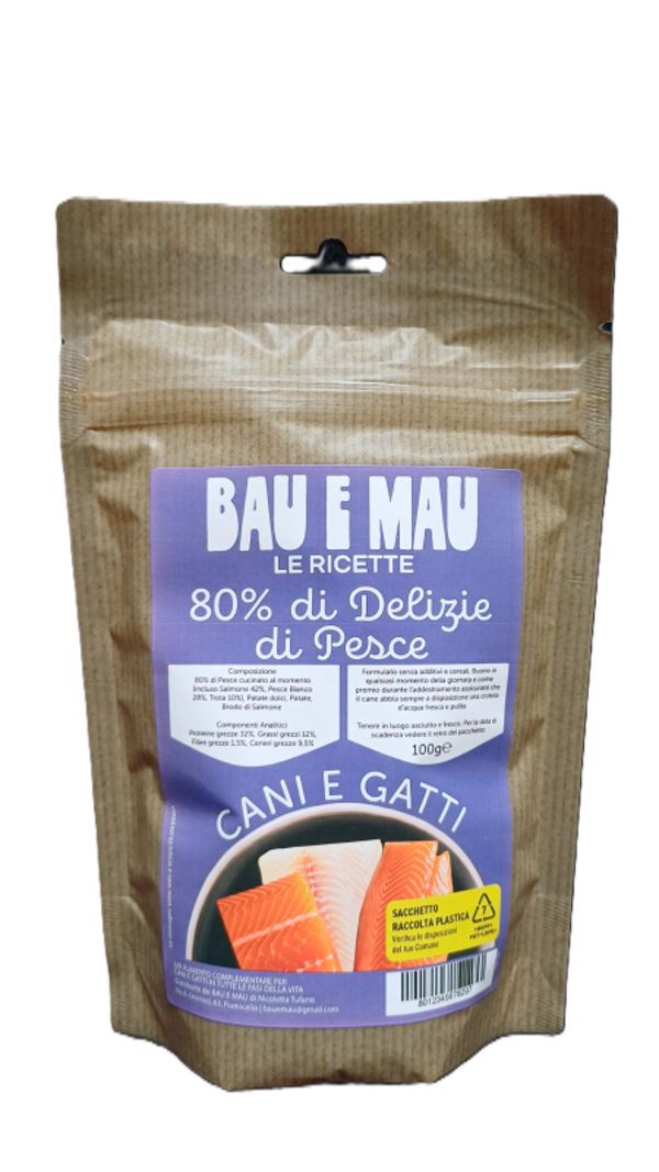 Snack cane / gatto, DELIZIE DI PESCE
