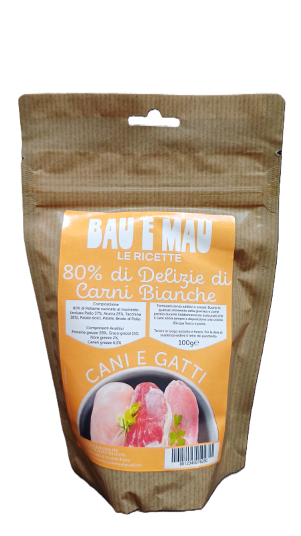 Snack cane / gatto, DELIZIE DI CARNI BIANCHE