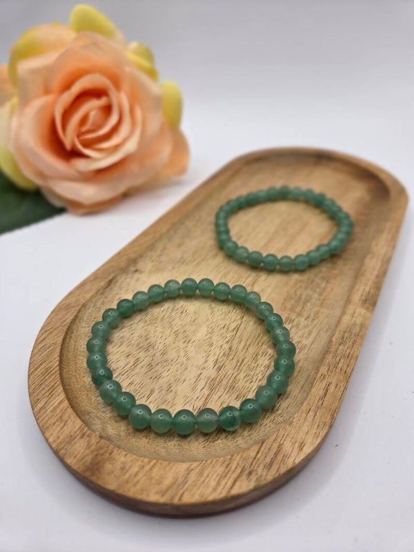 Groene Aventurijn armband – Welzijn & Overvloed
