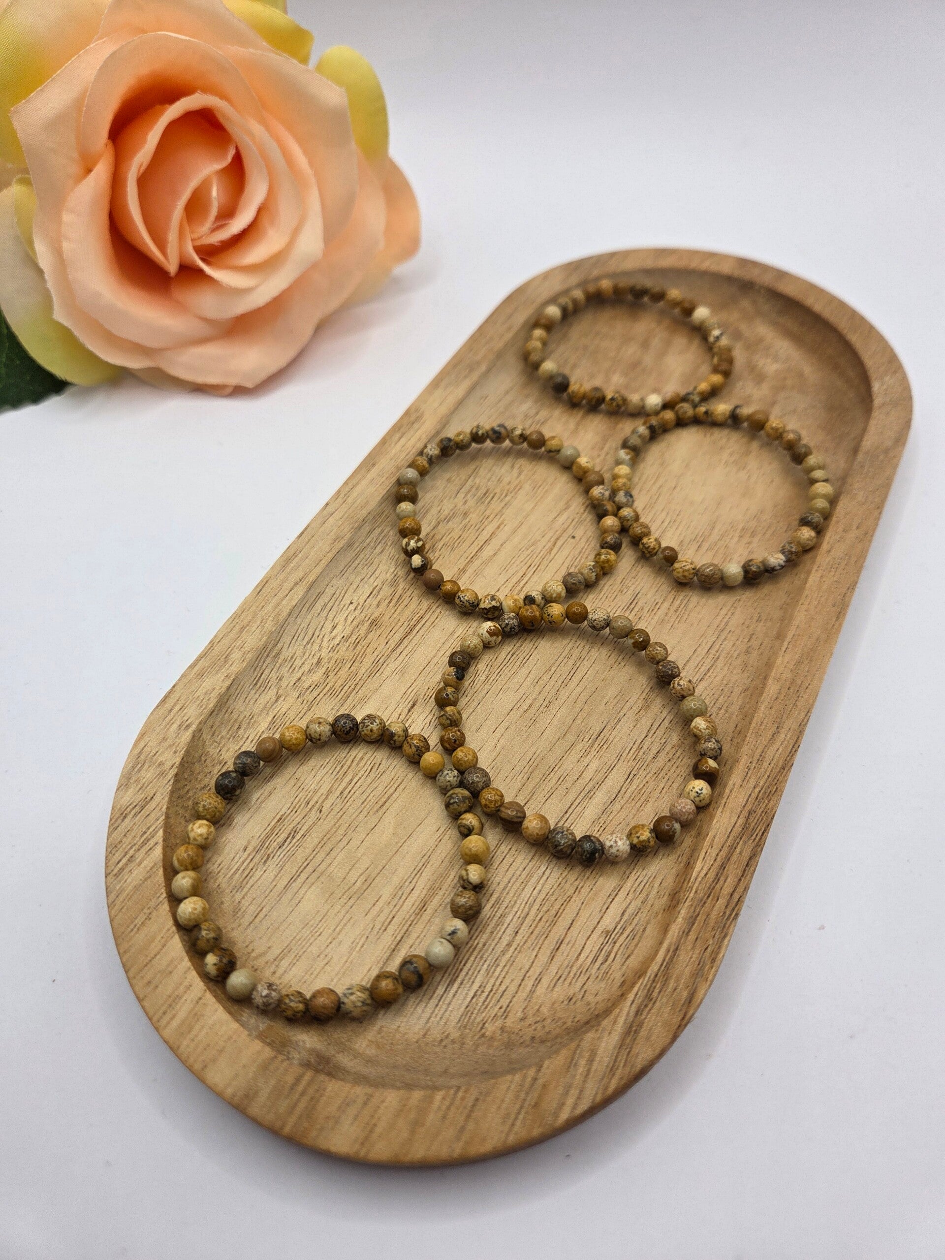 Landschap Jaspis armband (kind)