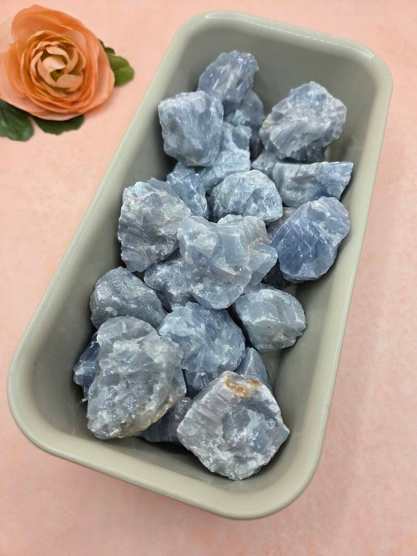 Blauwe Calciet ruw stukje