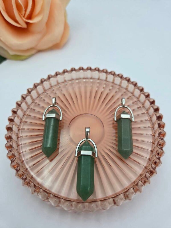 Groene Aventurijn hanger punt