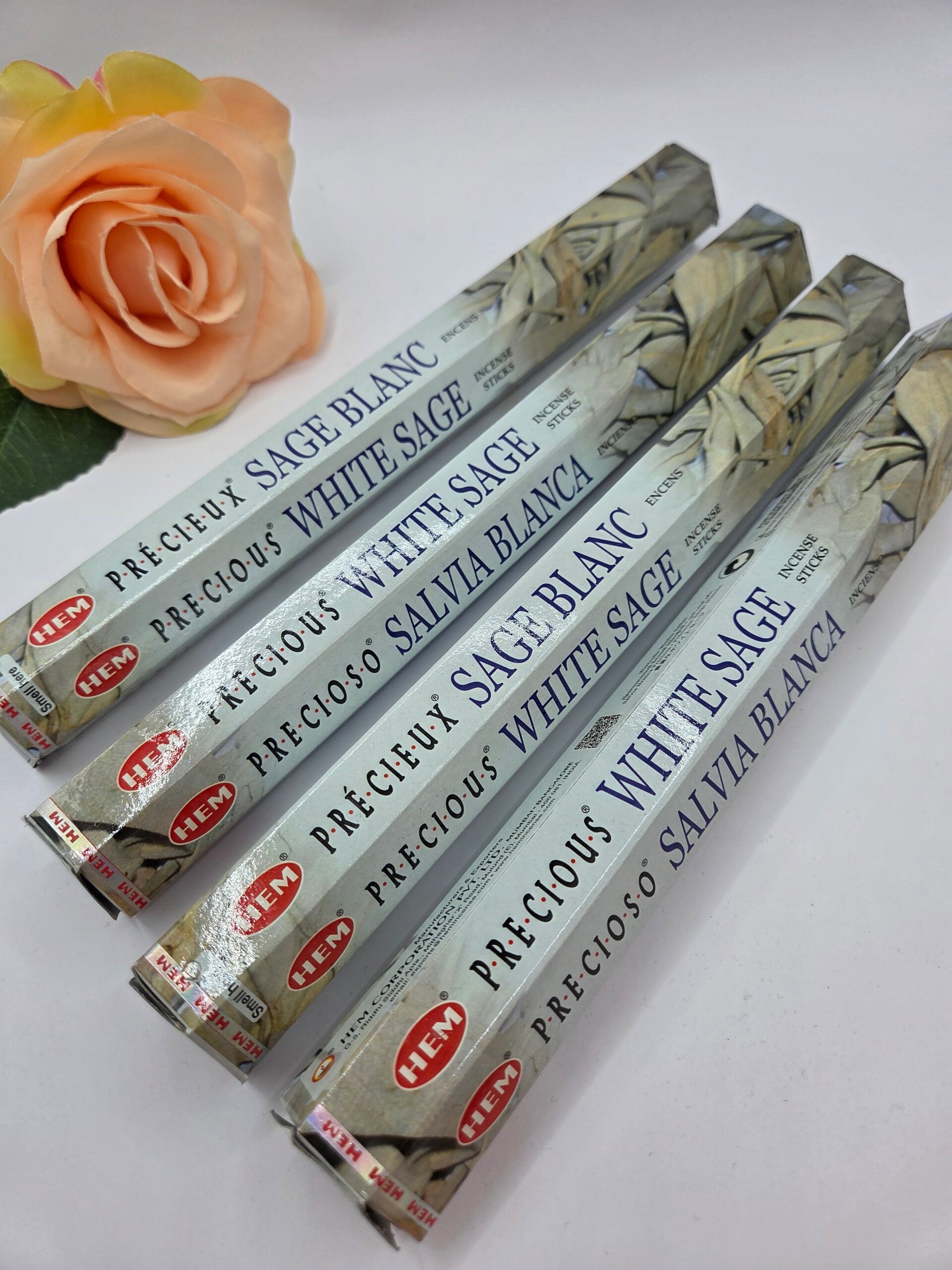 Wierook Witte Salie  – Zuiverende geur sticks