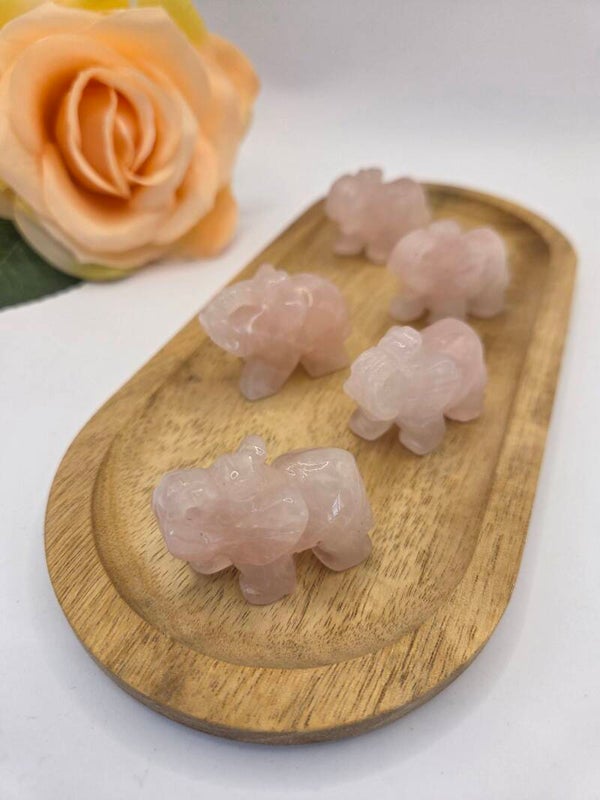 Rozenkwarts Olifant 5 cm