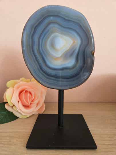 Agaat geode op Standaard # B
