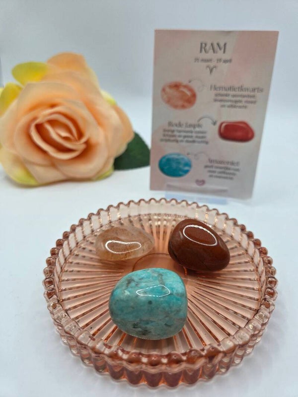 Sterrenbeeld trommelstenen set RAM