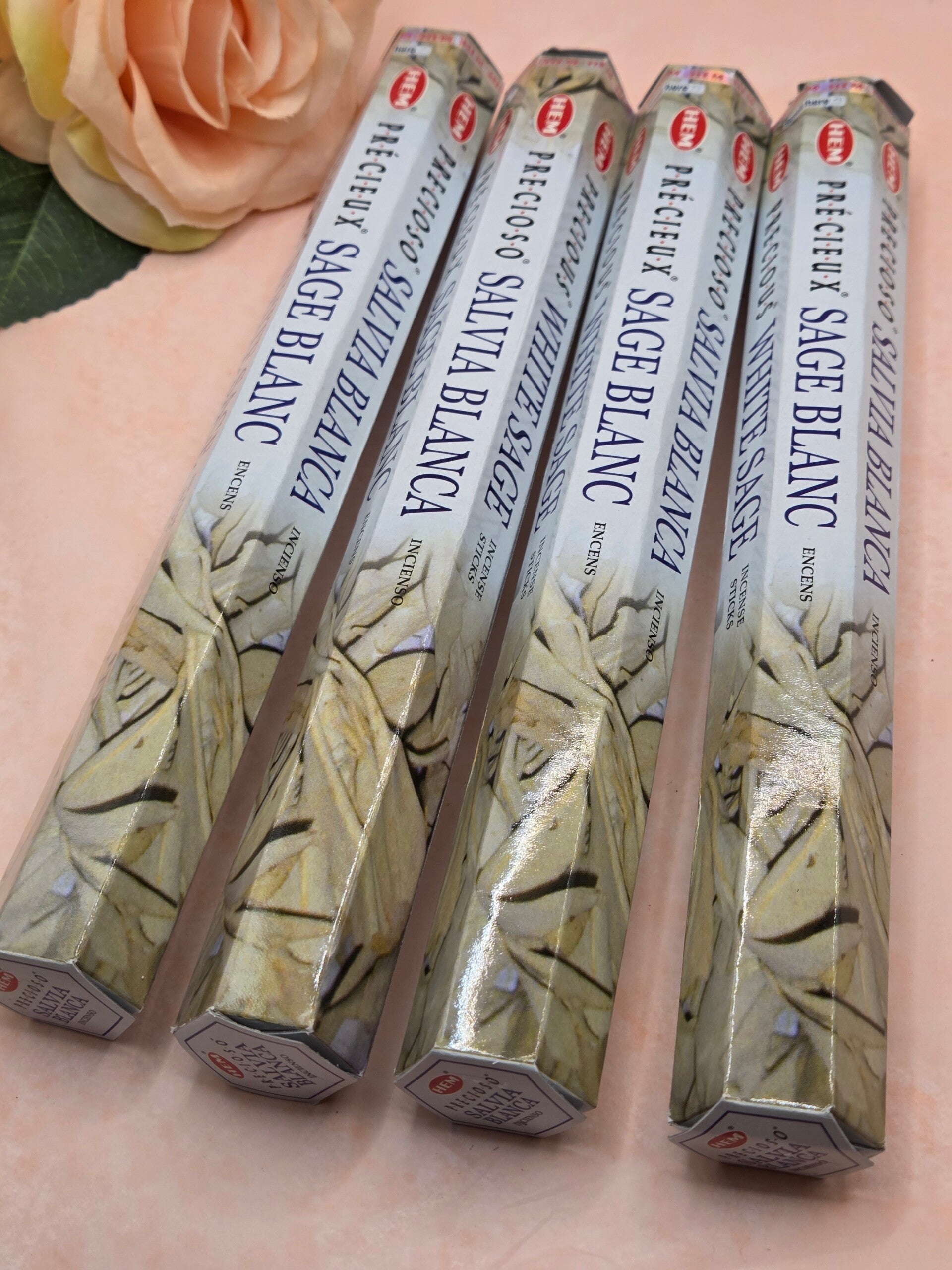 Wierook Witte Salie  – Zuiverende geur sticks