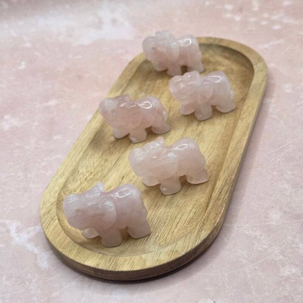 Rozenkwarts Olifant 5 cm