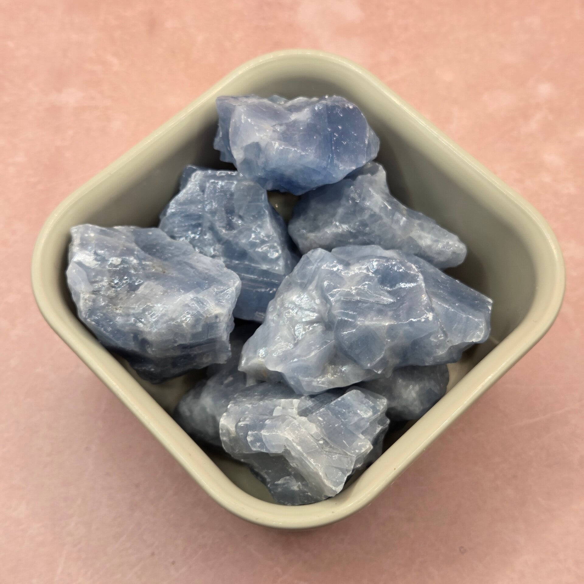 Blauwe Calciet ruw stukje