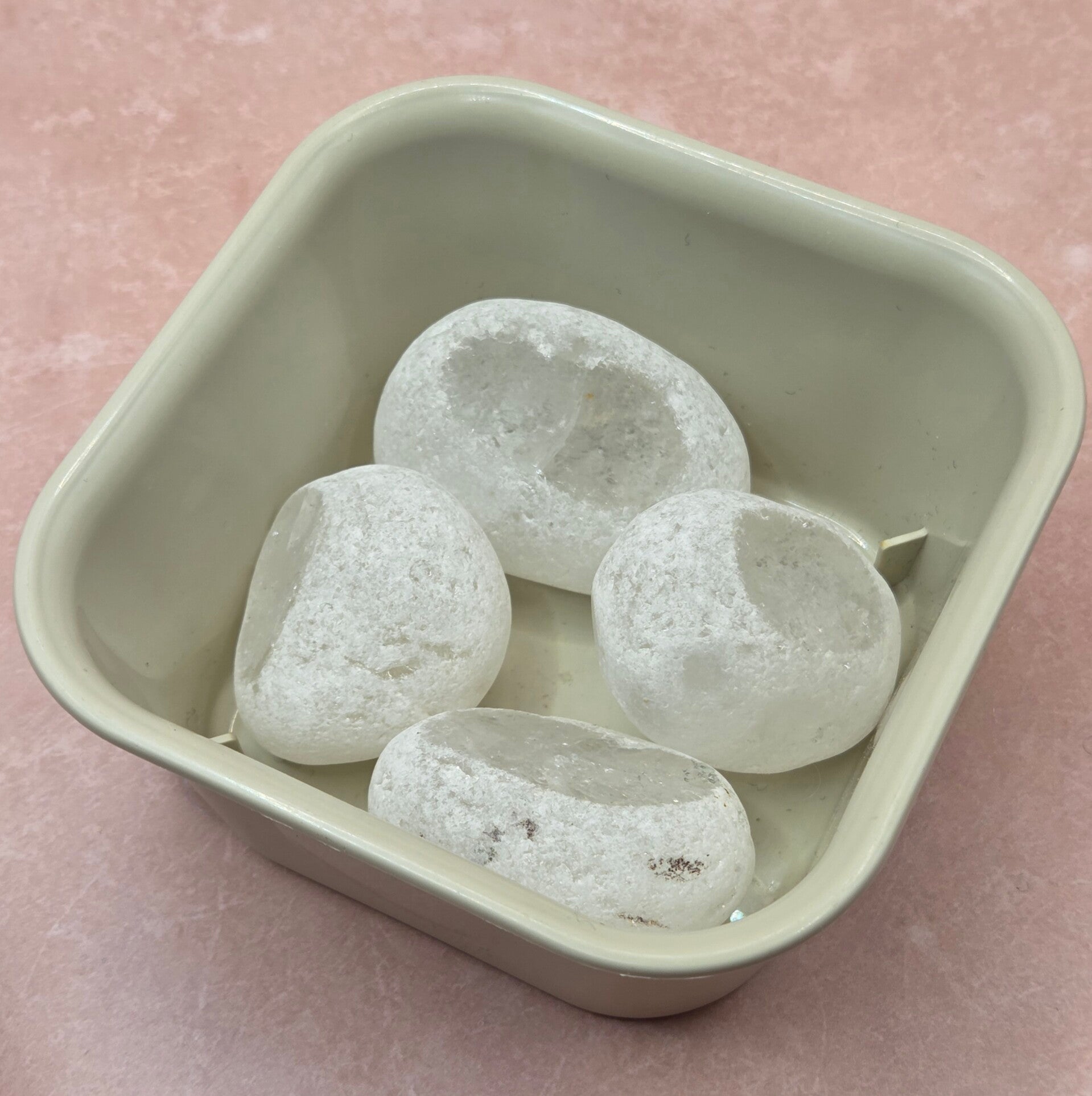 Bergkristal - half ruw, half gepolijst