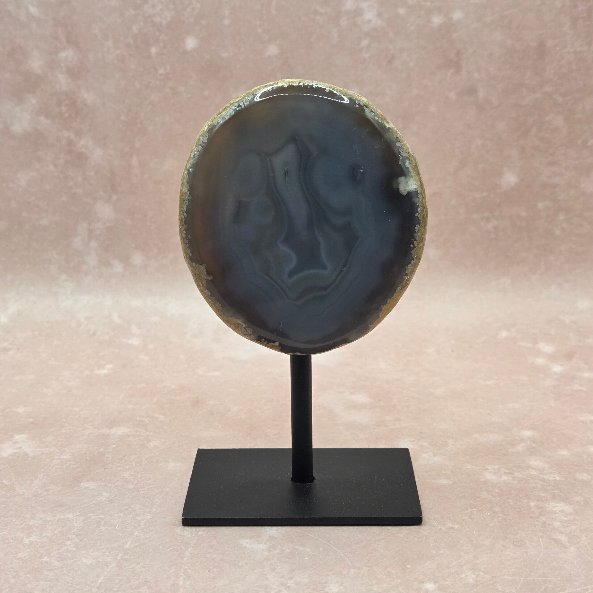 Agaat geode op standaard - nummer 14