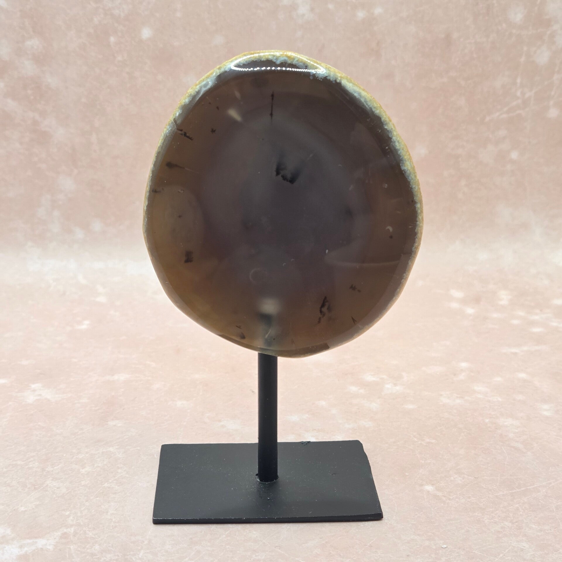 Agaat geode op standaard - nummer 13