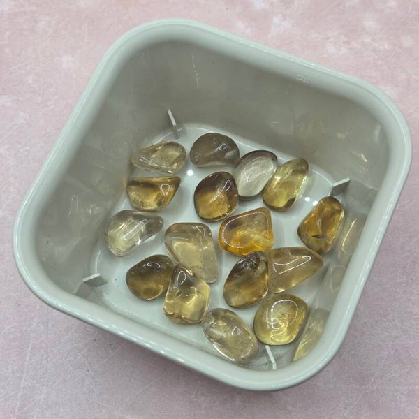 Citrien trommelsteen