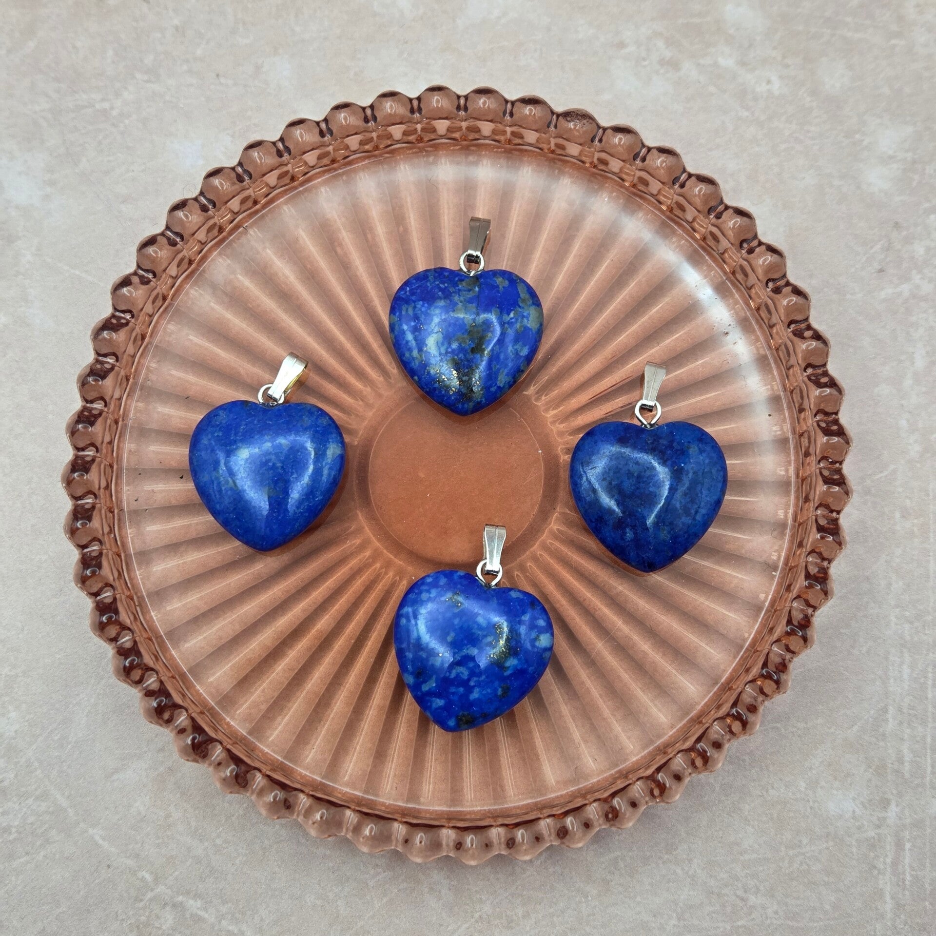 Lapis Lazuli hanger hart