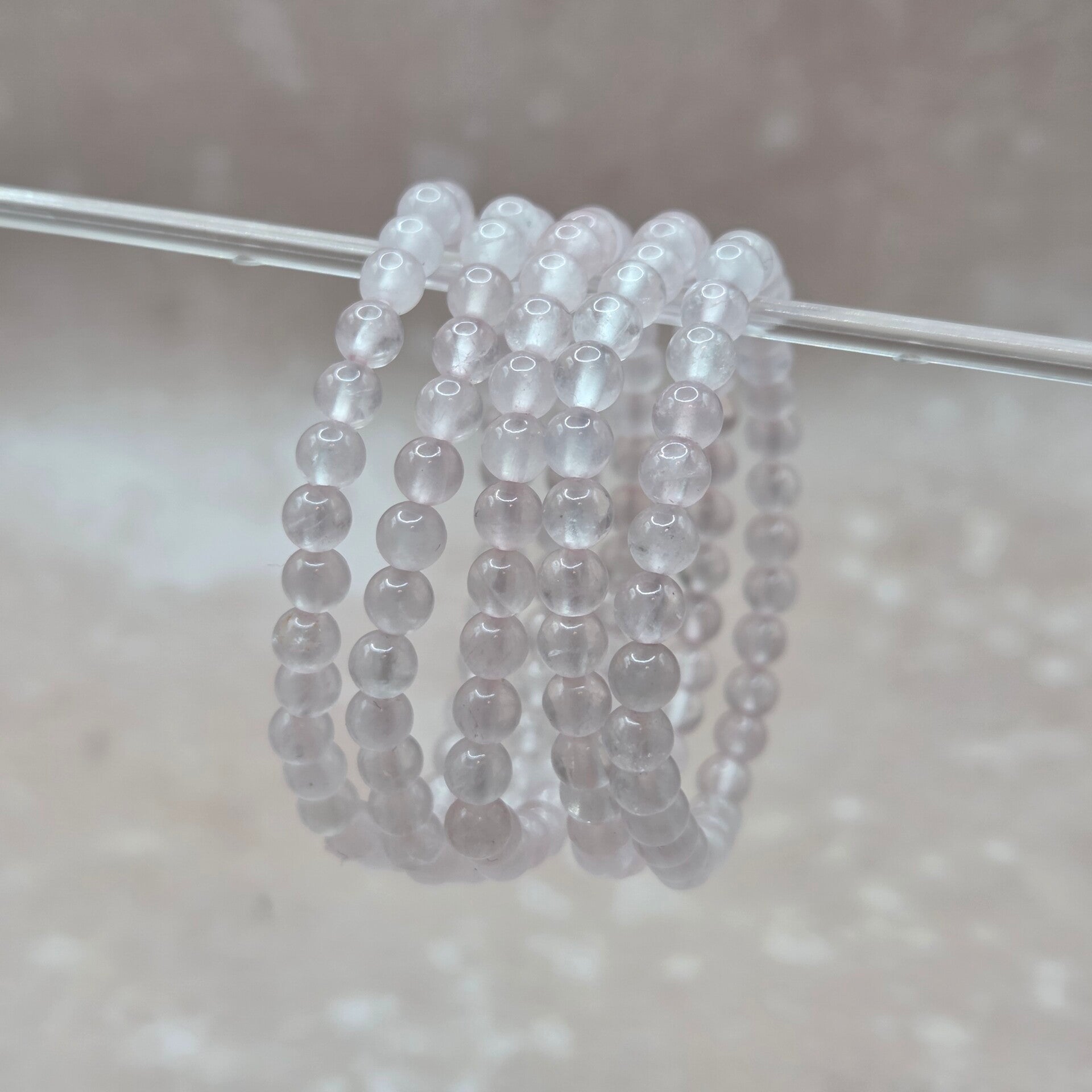 Rozenkwarts armband (kind)