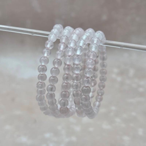 Rozenkwarts armband (kind)