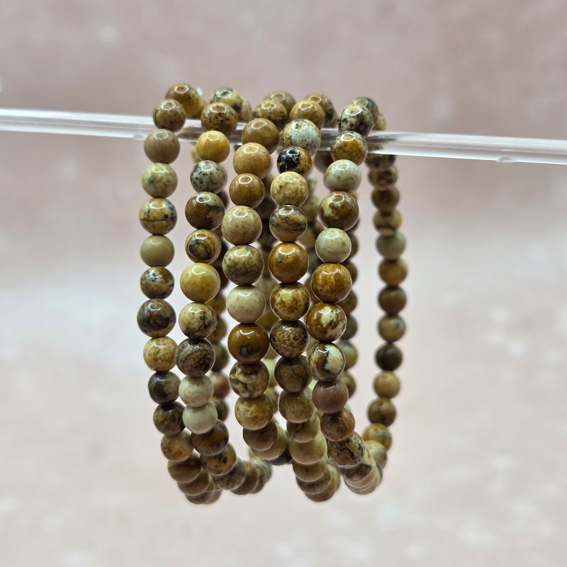 Landschap Jaspis armband (kind)