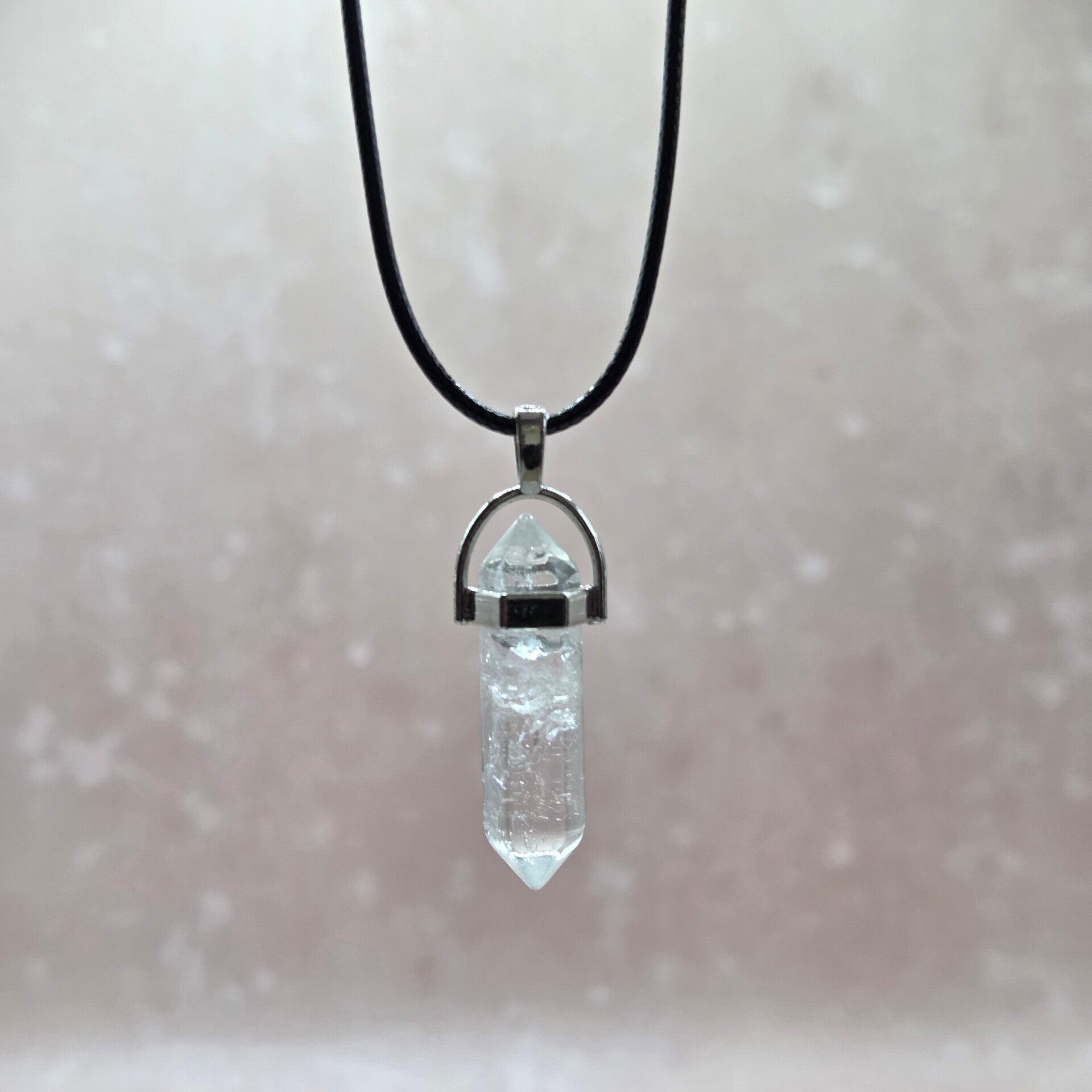 Bergkristal hanger punt
