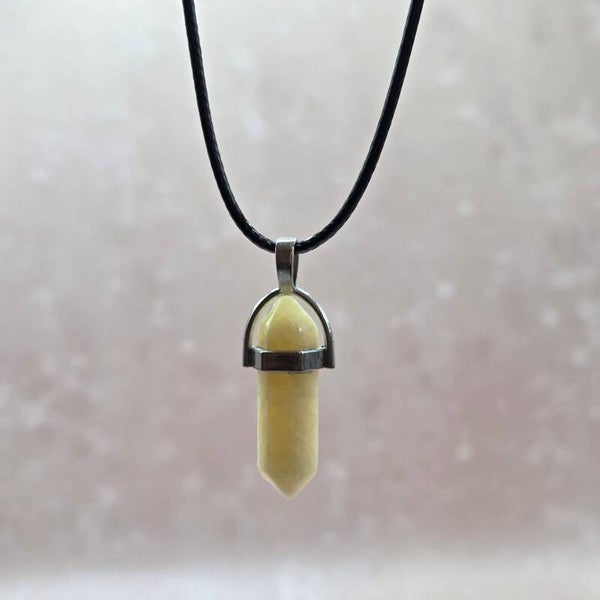 Gele Calciet hanger punt