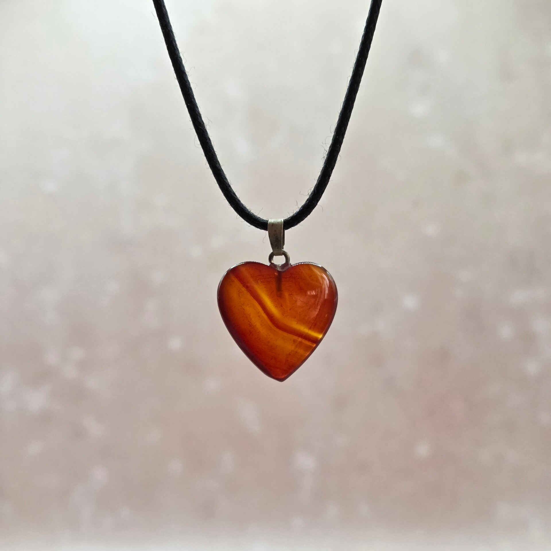 Carneool hanger hart