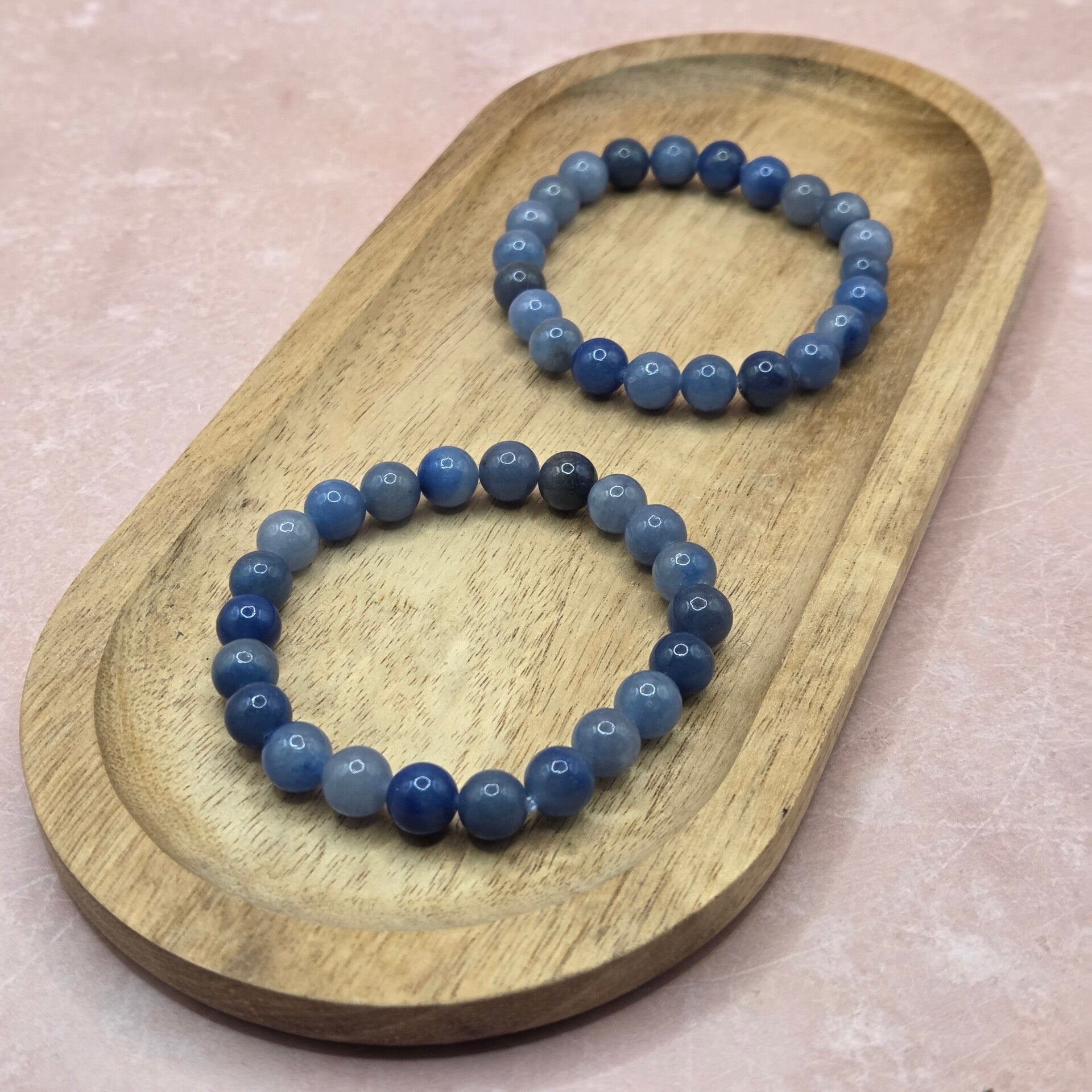 Blauwe Aventurijn armband | Geluk & Bescherming