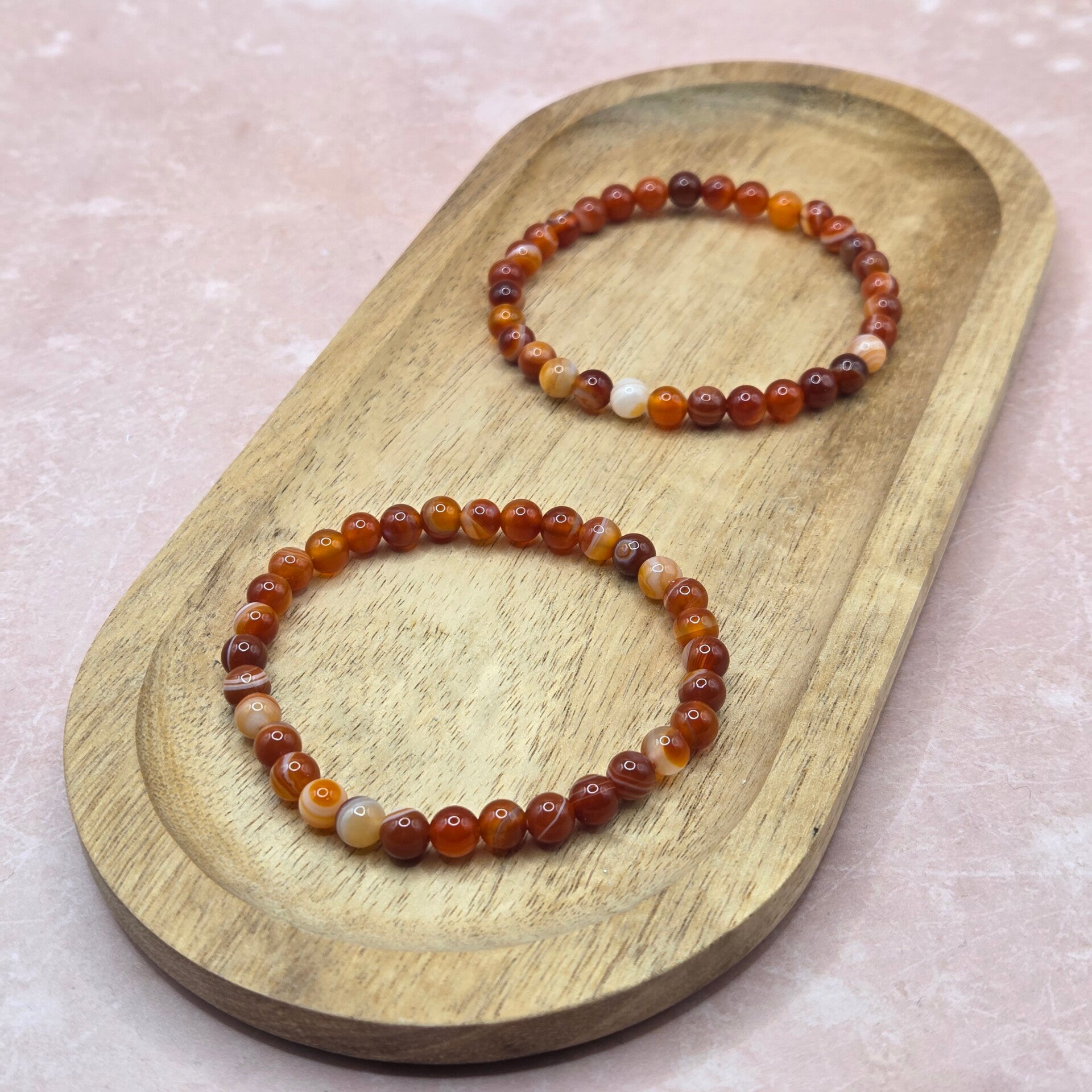 Carneool armband | Vertrouwen & Energie