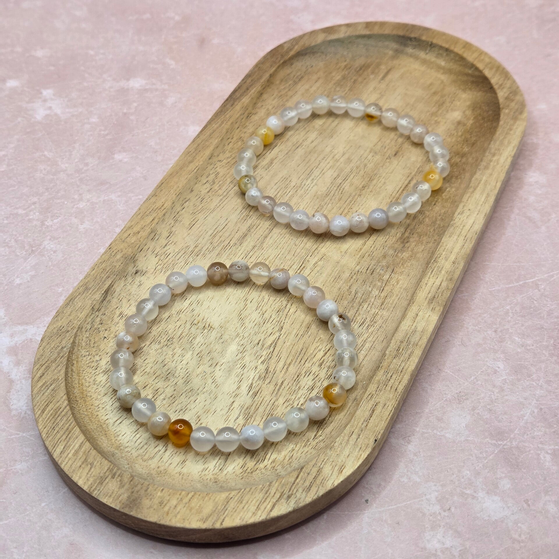 Bloemagaat armband | Helend & Kalmerend