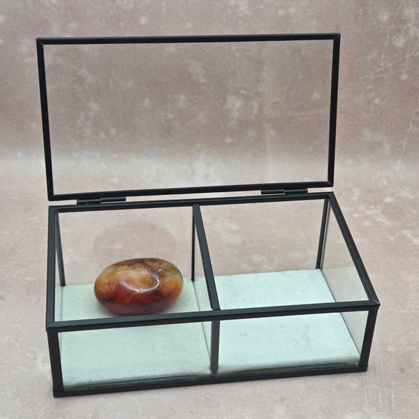 Carneool handsteen - Vertrouwen & Energie