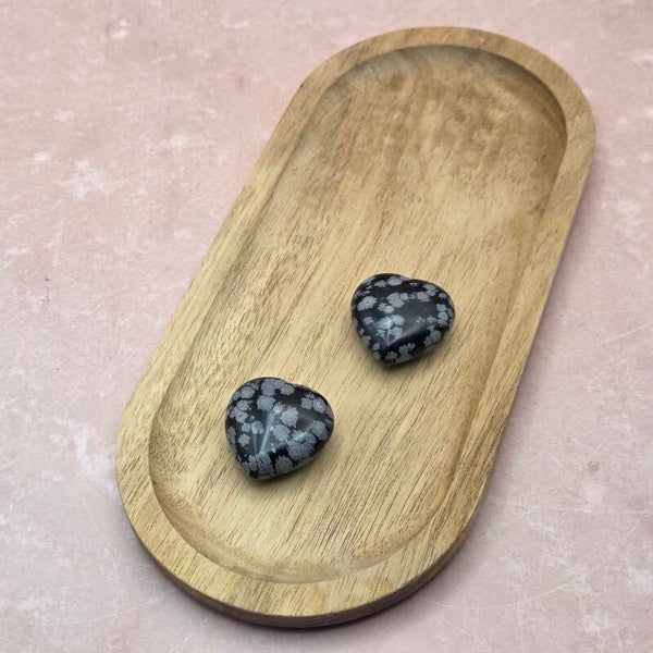 Sneeuwvlok Obsidiaan hartje