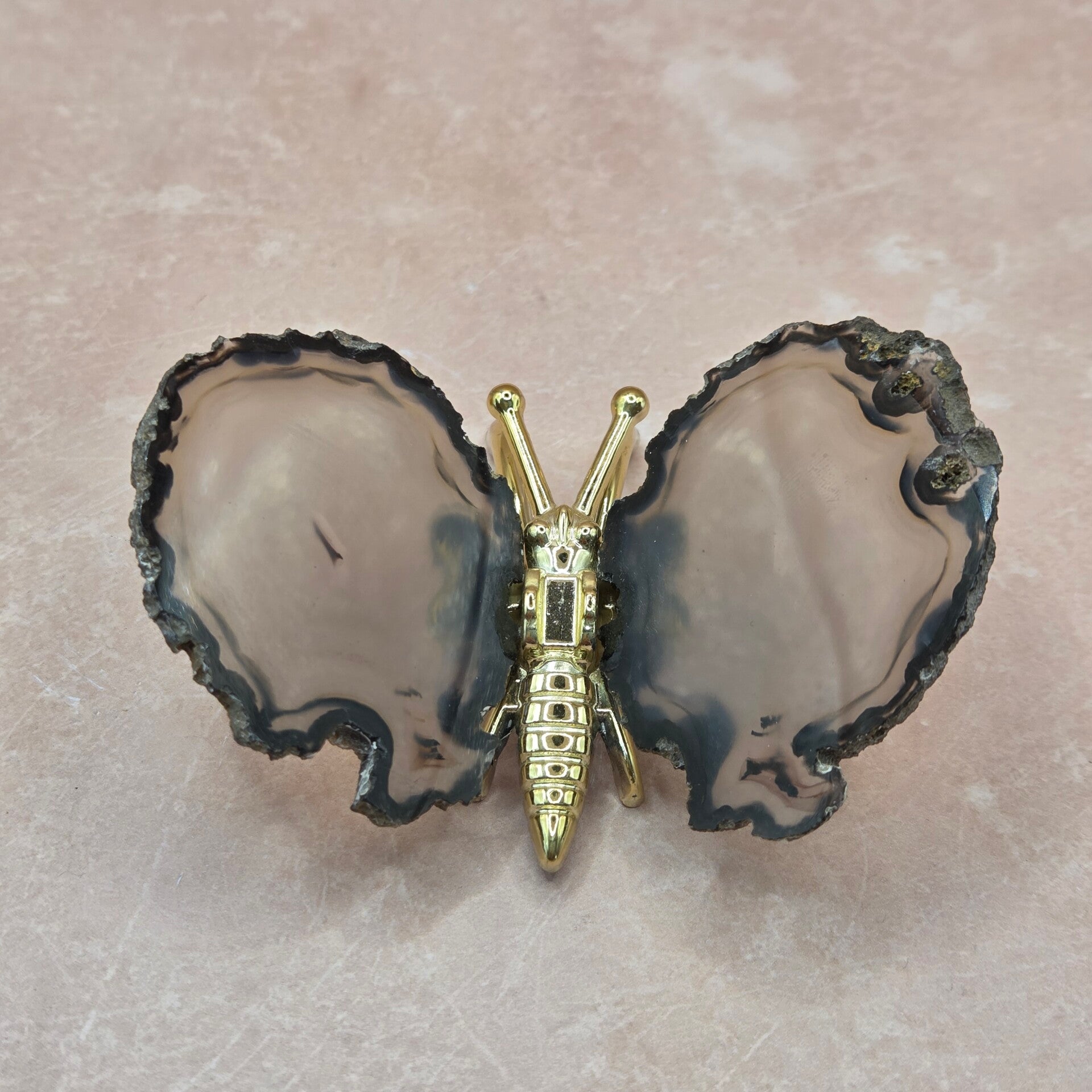 Edelsteen Vlinder van Agaat – ca. 8 cm breed