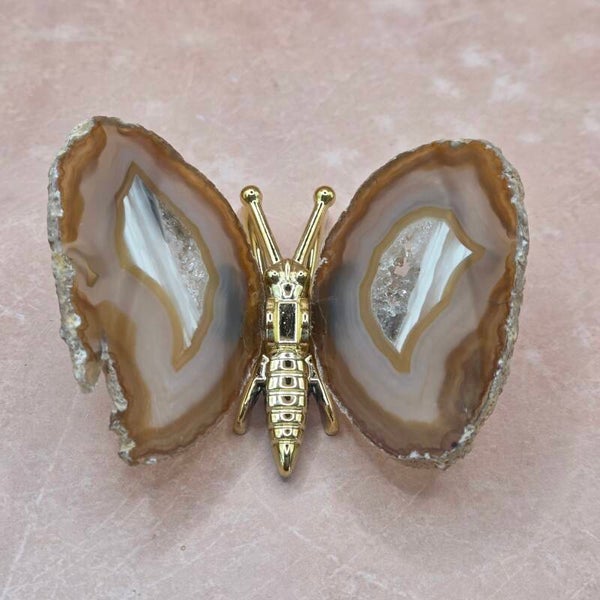 Edelsteen Vlinder van Agaat – ca. 8 cm breed