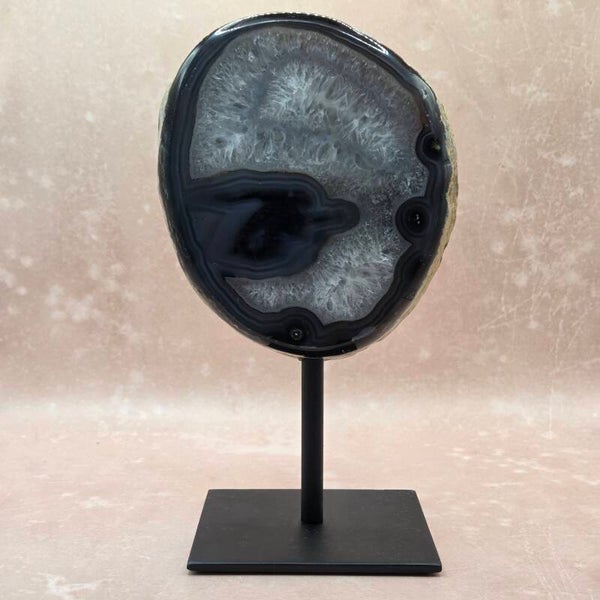Agaat geode op standaard | Uniek Exemplaar