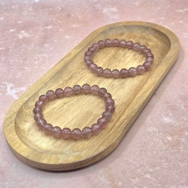 Aardbeienkwarts armband  | Vreugde & Zelfliefde