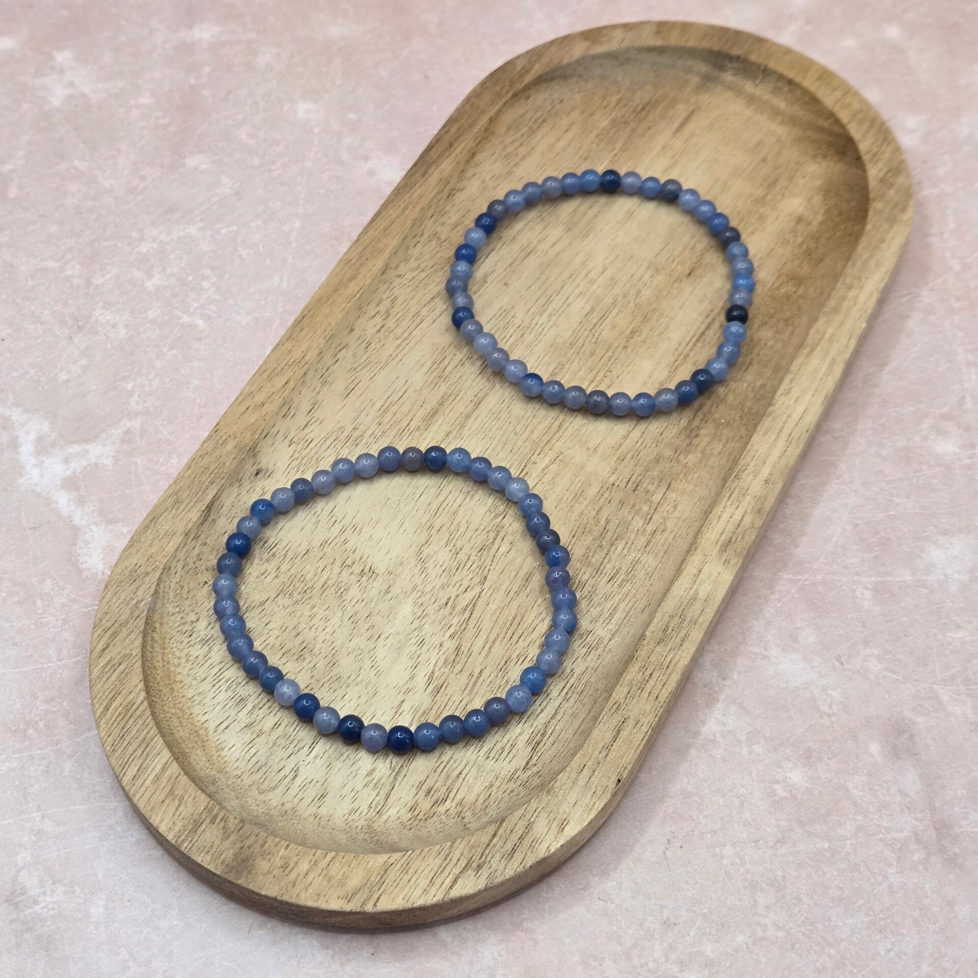 Blauwe Aventurijn armband | Geluk & Bescherming