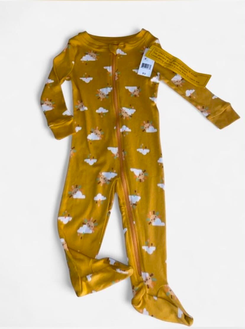 DIP Baby Zip Sleeper NWT 6-12 Mo.