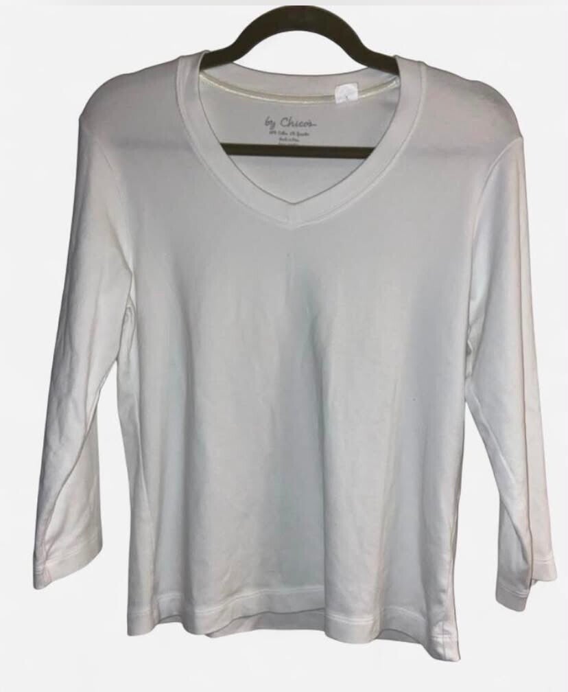 Chicos Women's Top Size 1 (8/10)