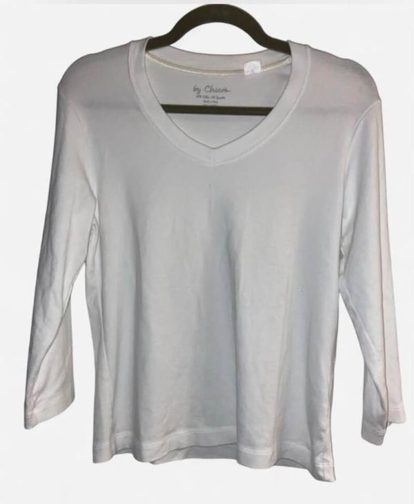 Chicos Women's Top Size 1 (8/10)