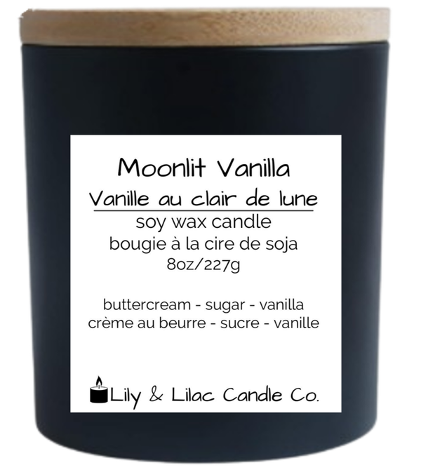 Moonlit Vanilla Soy Candle - 8oz