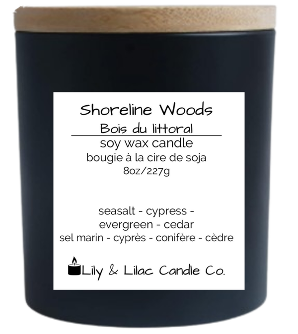 Shoreline Woods Soy Candle - 8oz