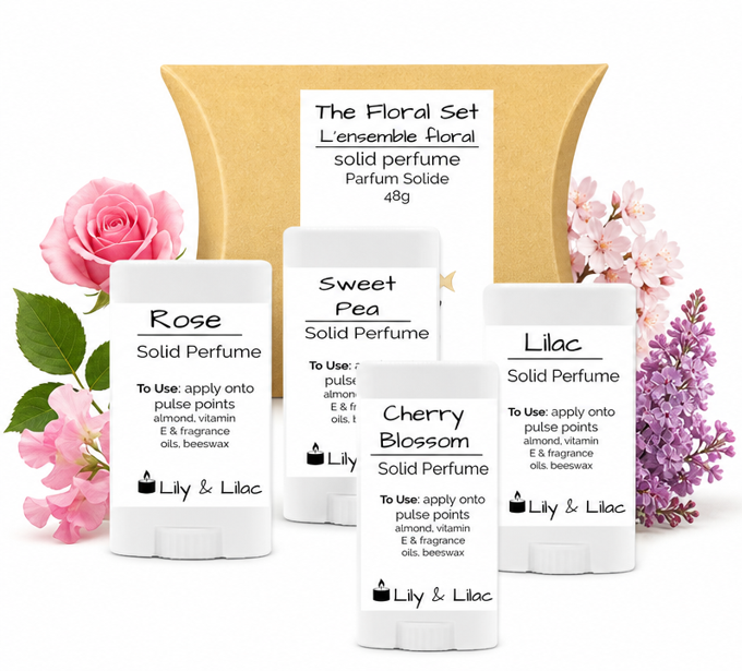 The Floral Set Solid Perfume