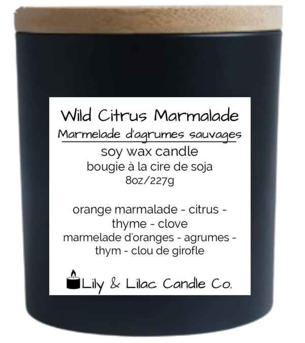Wild Citrus Marmalade Soy Candle- 8oz