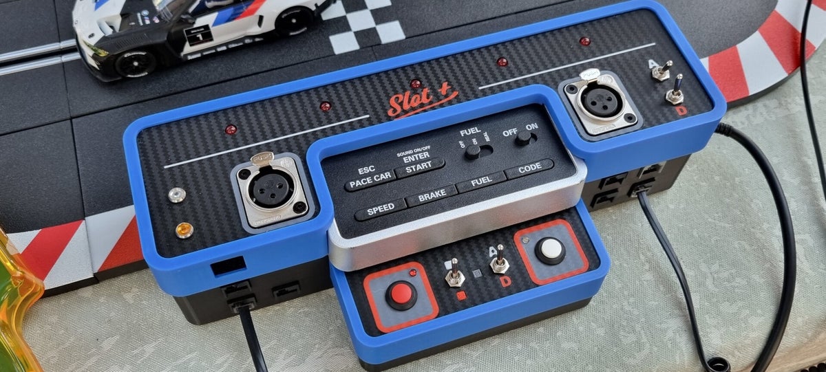 Unité De Contrôle Hybride Slot+ One - Pour Circuits De Voiture Carrera Digital Et Evolution - Neuf Fabriqué En France