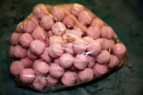 Mini Bad Bom Pillen - Roos