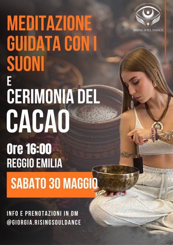 Cerimonia del cacao + Meditazione con bagno sonoro