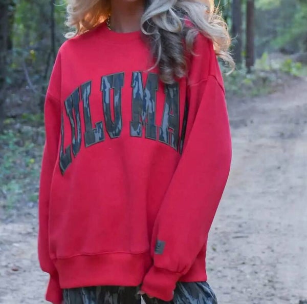 LuluMac Bottomland sweatshirt - red